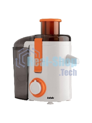 Соковыжималка BBK JC060-H20 белый/оранжевый, центробежная, 550 Вт, 1000 мл, механическое