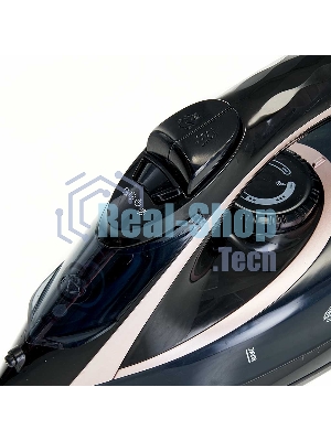 Утюг Delta Lux DE-3001 черный/бронзовым, 2000 Вт, 20±5 г/мин, 130 г/мин, 320 мл