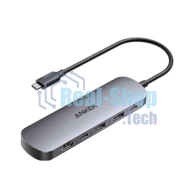 Хаб Anker Nano USB-C Hub (7-in-1 4K HDMI)