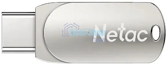 Флешка USB Netac U785C (NT03U785C-016G-32PN), 16Gb, USB3.0/TypeC, R/W 110/45, серебристый