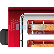 Тостер Bosch TAT4P424 красный/черный