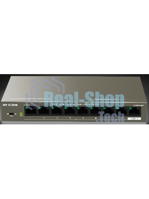 Коммутатор неуправляемый PoE IP-COM G1109P-8-102W 9 портов, 9x1 Гбит/с, PoE 8х92 Вт, настольный
