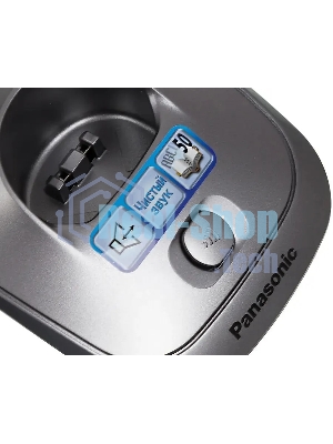 Телефон беспроводной (DECT) Panasonic KX-TG2511RUM (металик) АОН, Caller ID,спикерфон на трубке,переход в Эко режим одним нажатием