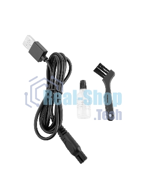 Электробритва Centek CT-2159 (черн/хром) 3 плавающие головки, аккумулятор+работа от сети, Li-Ion600мА·ч