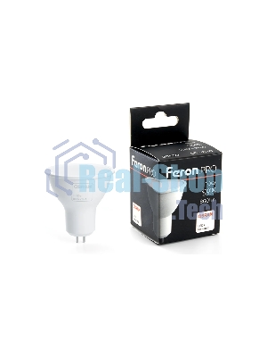 Лампа светодиодная Feron PRO LB-1610 10Вт 230В GU5.3 белый