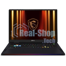 Ноутбук MSI Raider HX AI A2XWIG-204RU черный Core Ultra 9 285HX 64Gb SSD 4Tb NVIDIA GeForce RTX 5080 16Gb 18