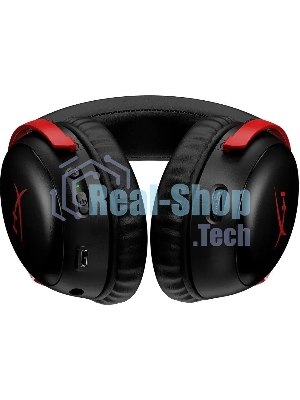Гарнитура HyperX Cloud III чёрный-красный, беспроводная, радиоканал
