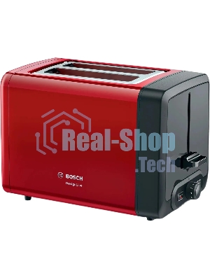 Тостер Bosch TAT4P424 красный/черный
