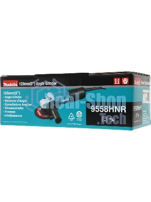 Угловая шлифовальная машина машина Makita 9558HNR 840Вт 11000об/мин рез.шпин.:M14 d=125мм