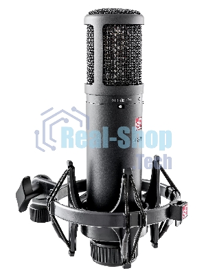 Микрофон конденсаторный sE Electronics SE 2200 20 Гц - 20 кГц, кардиоида, комплектация: металлический поп-фильтр, держатель типа паук, резьбовой переходник на микрофонную стойку