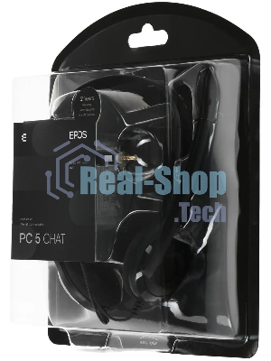 Гарнитура EPOS PC 5 Chat чёрный, проводная, mini jack 3.5 мм