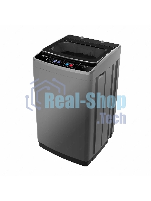 Стиральная машина Willmark WMA-892GD (автомат,8кг,верт.загрузка,стекл.крышка, 2 нал. отв.,серая)