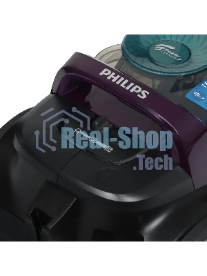 Пылесос Philips FC9571/01 черный/фиолетовый, 410/1900 Вт, уборка сухая, пылесборник контейнер 1.5 л