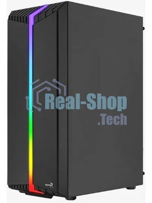Корпус ATX AeroCool Bionic-G-BK-v2 4710562758672 черный, без БП, 2*USB 3.0, USB 2.0, HD Audio