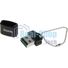 Кард-ридер Buro BU-CR-200/черный/micro-SD/USB 2.0/пластик