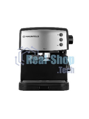Кофеварка рожковая Maunfeld MF-734BK черный, исп. кофе - молотый/чалды, 1.5 л, 850 Вт, 15 бар