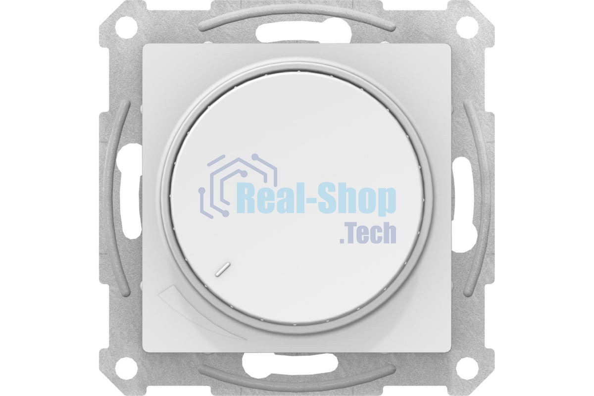 Светорегулятор AtlasDesign (диммер) повор-нажим. LED RC 400Вт мех. лотос SE ATN001323