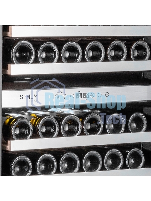 Винный шкаф Temptech ST180DRB-24 черный, 418 л, 2 отсека, 159 бут., класс G