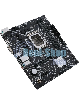 Материнская плата ASUS PRIME H610M-K D4, LGA 1700, Intel H610, 2xDDR4, 4xSATA, 1xM.2, 1xPCIe 4.0 x16, 1xPCI, 1xHDMI, 1xVGA, 1x 1Gb LAN, 2xUSB-A 2.0, 2xUSB-A 3.2 Gen 1, 3x3.5 мм, 7.1, mATX