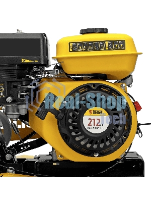 Мотоблок Denzel DPT-270SB, 7 л.с., ремен.сцеп, фрез 3х4, ШОМ, без колес, передачи 2В/1Н