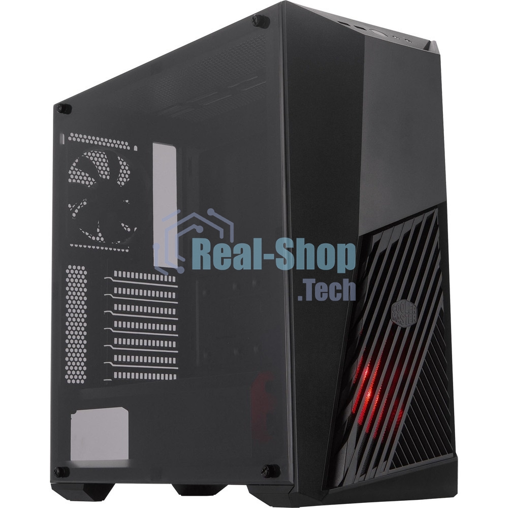 Компьютерный корпус Cooler Master MasterBox K501L, 1xUSB3.0, 1xUSB2.0, 1x120 Fan, 1x120 Red Led Fan, w/o PSU, Black, ATX