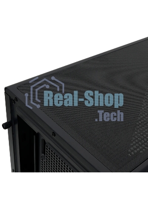 Компьютерный корпус HSPD F510, Panoramic Mid Tower, черный, TG, 0.5 SPCC, 3x120мм ARGb ATX, mATX, mITX 180/280/160мм 1x2.5