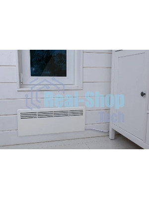 Конвектор электрический Ensto FinnHeat MINI EPHBMM02PR белый, 250 Вт, 4 м2, механический термостат