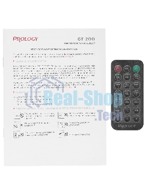 Автомагнитола Prology GT-200, 1 DIN, Bluetooth, USB Type-A, AUX, пульт ДУ