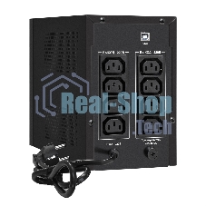 Источник бесперебойного питания ExeGate EP285488RUS SpecialPro UNB-1200.LED.AVR.C13.RJ.USB 1200VA/750W, LED, AVR, 6*IEC-C13, RJ45/11, USB, черный