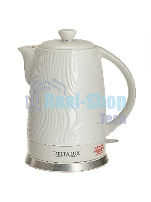 Чайник электрический Delta Lux DE-1022 белый