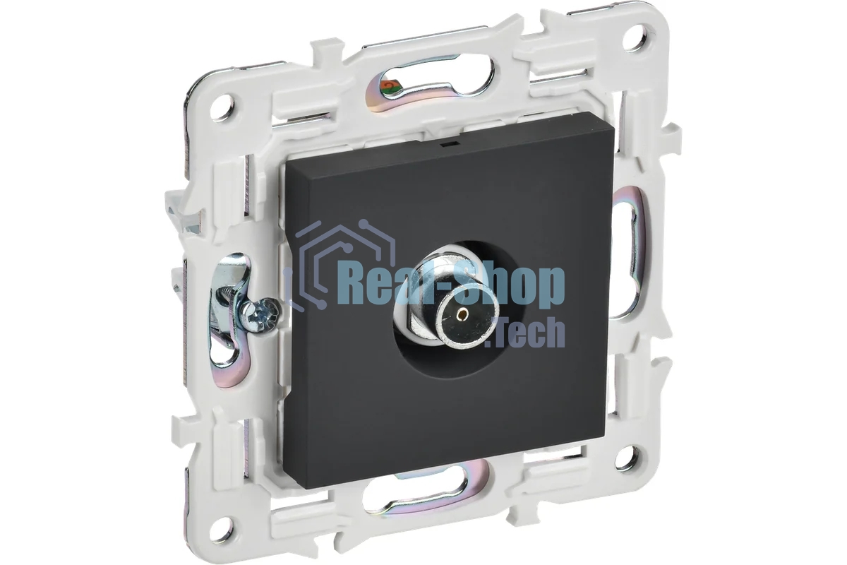 Розетка TV оконечная IEK SKANDY SK-A12G (SK-A10-O-K53) графит