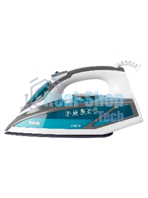 Утюг BBK ISE-2402 синий, 2400 Вт, 40 г/мин, 140 г/мин, 450 мл