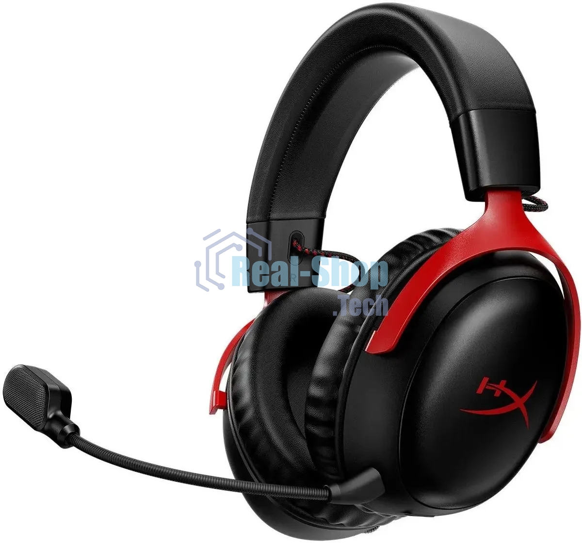 Гарнитура HyperX Cloud III чёрный-красный, беспроводная, радиоканал