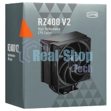 Устройство охлаждения (кулер) PcCooler RZ400 V2 Soc-AM5/AM4/1200/1700/1851 черный 4-pin 32dB Al+Cu 240W Ret (RZ400V2-BKNWNX-GL)