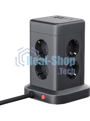 Сетевой фильтр Defender ILS 453 (3 м, 8 розеток, 2USB-A, 2USB-C)