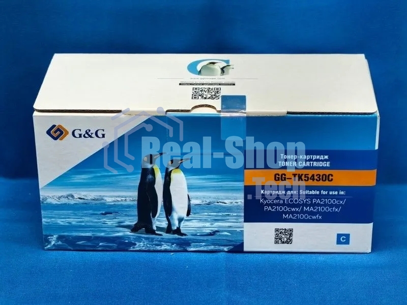 Картридж лазерный G&G GG-TK5430C TK-5430C голубой (1250 стр.) для Kyocera Ecosys PA2100cx/PA2100cwx/MA2100cfx/MA2100cwfx