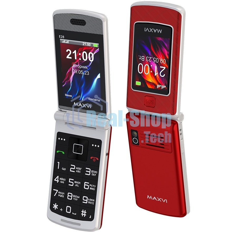 Мобильный телефон Maxvi E28 красный