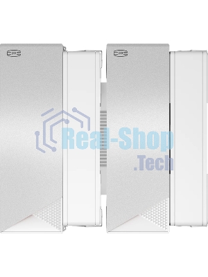 Кулер для процессора PCCooler RZ620 WH (260W, 4-pin PWM, 158мм, Al/Cu, 6x6мм, 2x120мм, 86.73CFM, 32dBA, 1800RPM, S: 1851/1700/1200/115X, AM5/AM4, белый)