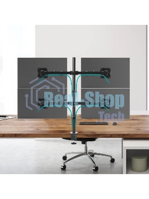 Кронштейн ONKRON D421E для четырех мониторов 13