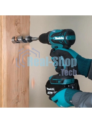 Дрель-шуруповерт Makita DDF490Z, 18 В, 0 Ач, 50 Нм, бесщеточный