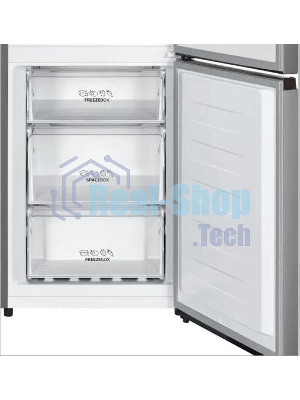 Холодильник Gorenje NRK619FAS4 серый двухкамерный 207/93л морозилка снизу, No Frost