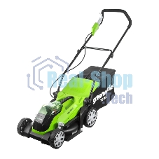 Газонокосилка аккумуляторная Greenworks G40LM35, 40 В, 2 Ач