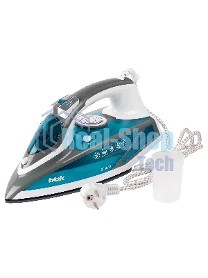 Утюг BBK ISE-2402 синий, 2400 Вт, 40 г/мин, 140 г/мин, 450 мл