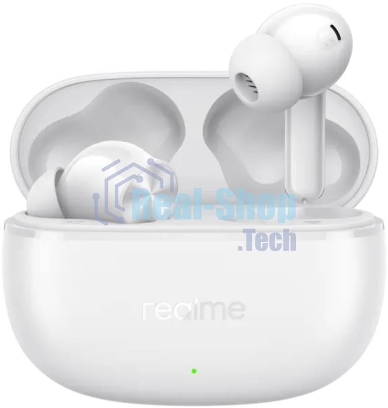 Наушники TWS Realme Buds T200x белый, внутриканальные, Bluetooth, до 30 ч