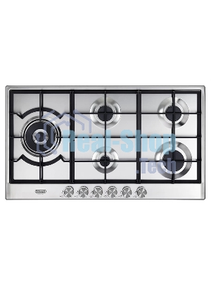 Газовая варочная панель DeLonghi NSL 590D X RUS независимая, нержавеющая сталь