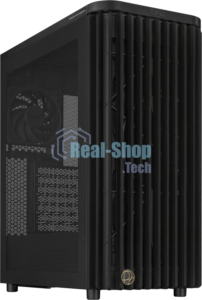 Компьютерный корпус ASUS PROART PA401 WOOD MESH PWM черный