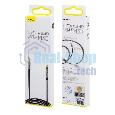 Кабель Baseus CAM30-CS1 Yiven Audio Cable M30 AUX 3.5мм (M) to AUX 3.5мм (M) 1.5m Silver+Black
