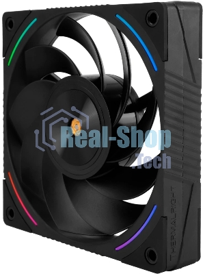Кулер для корпуса Thermalright TL-K12R Reverse (120x120x25mm, 4-pin PWM, ARGB, 69CFM, 27dBA, 2150RPM, черный)