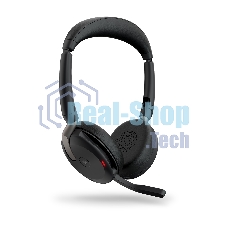 Гарнитура Jabra Evolve2 65 Flex чёрный, беспроводная, Bluetooth, до 32 ч