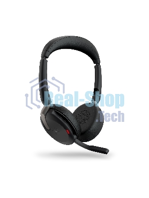 Гарнитура Jabra Evolve2 65 Flex чёрный, беспроводная, Bluetooth, до 32 ч
